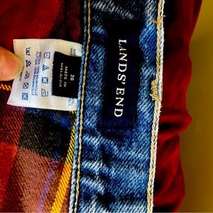 Lands end lined jeans, 36”x31”.